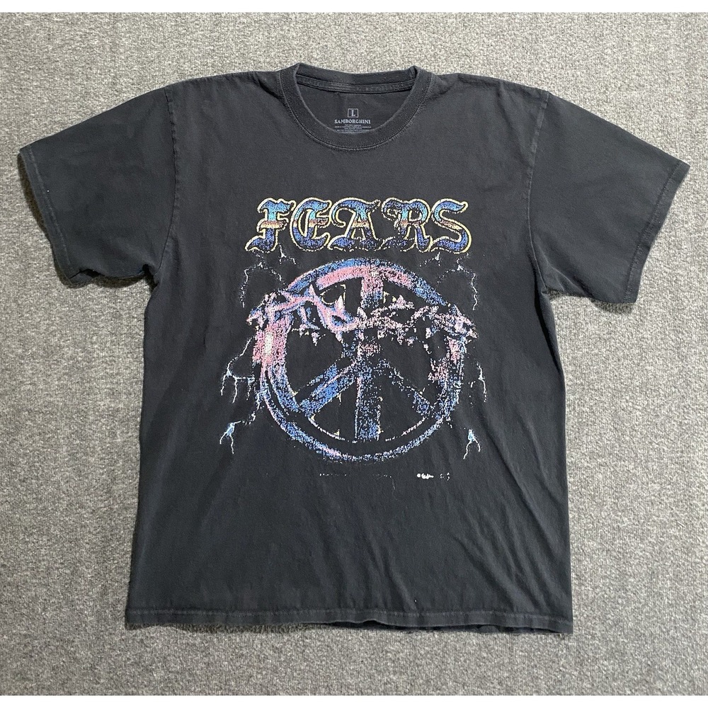 samborghini FEARS Men's Tee Shirt Black Size L